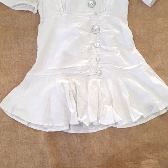 Size 12 Indikah white summer dress - Picture 4 of 5